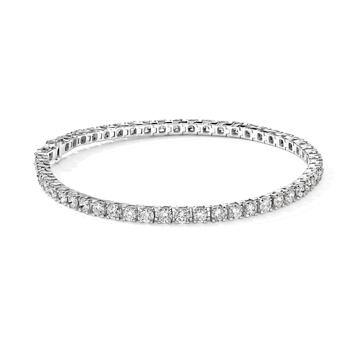 теннисный браслет с бриллиантами 5,5ct