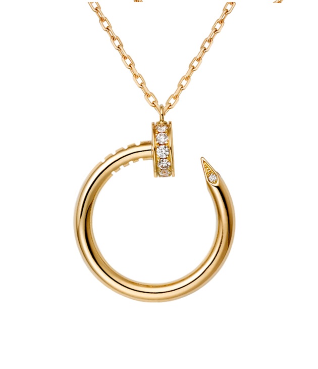 колье cartier juste un clou из желтого золота