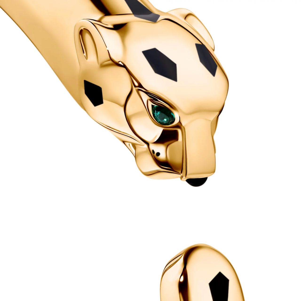 браслет panthere de cartier с изумрудами 0,054 ct