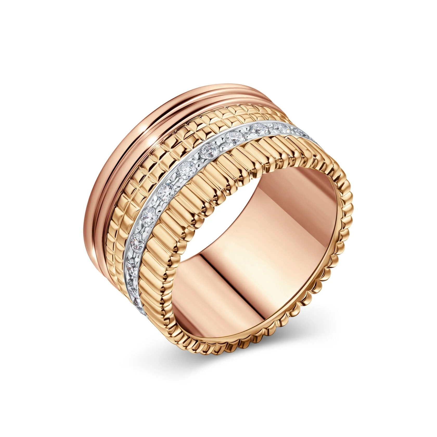 кольцо boucheron quatre с бриллиантами