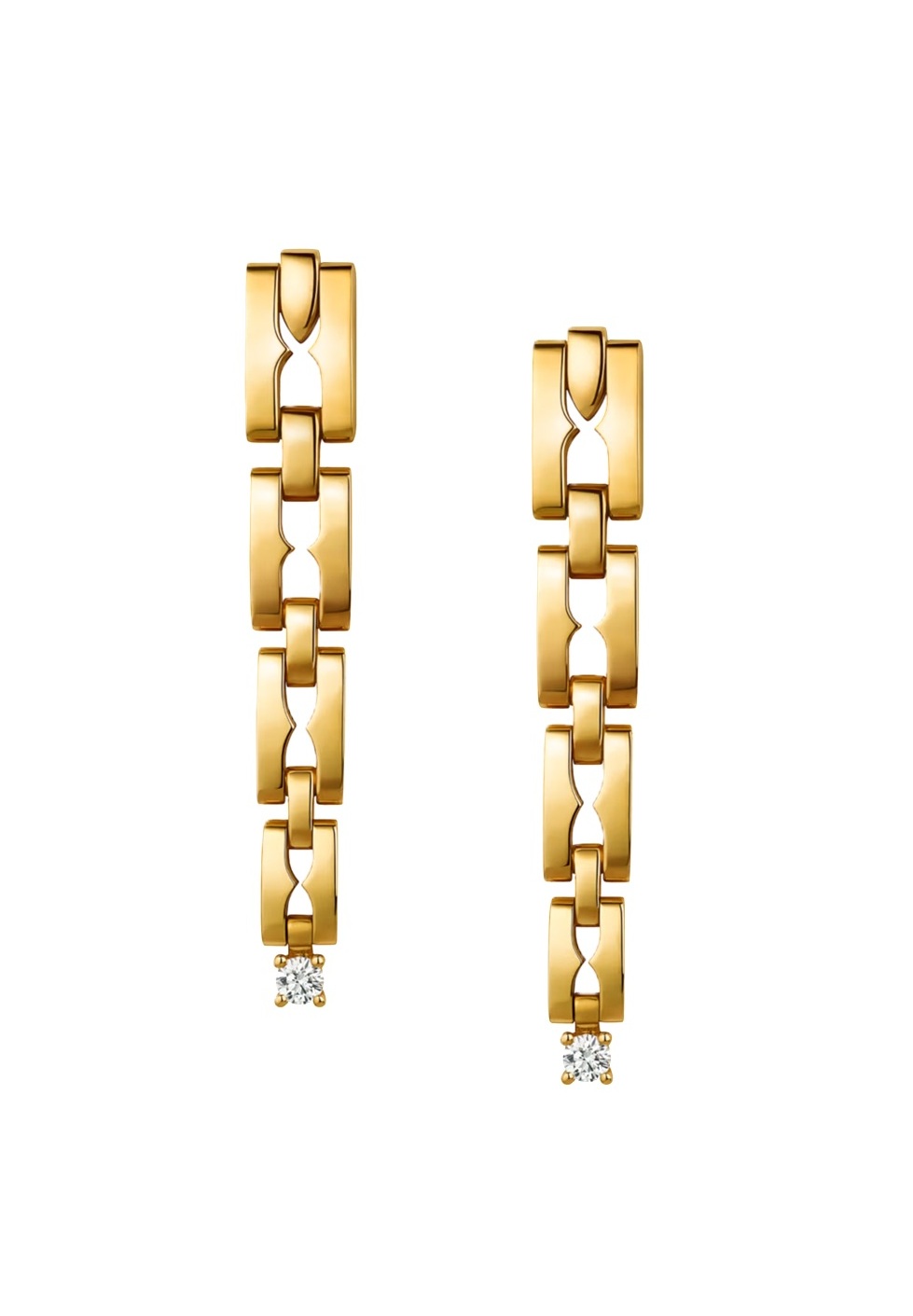 серьги bvlgari b.zero1 c бриллиантами 0.17 ct.