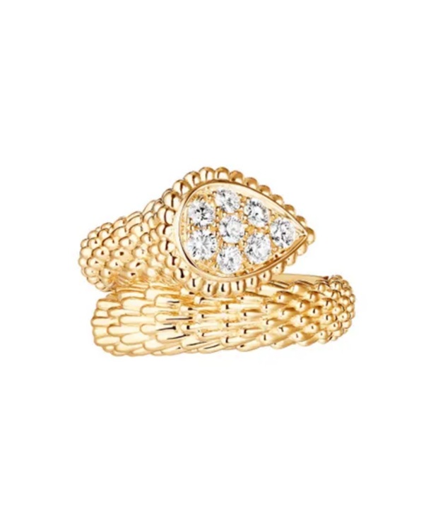 кольцо serpent boheme с бриллиантами 0,33 ct.