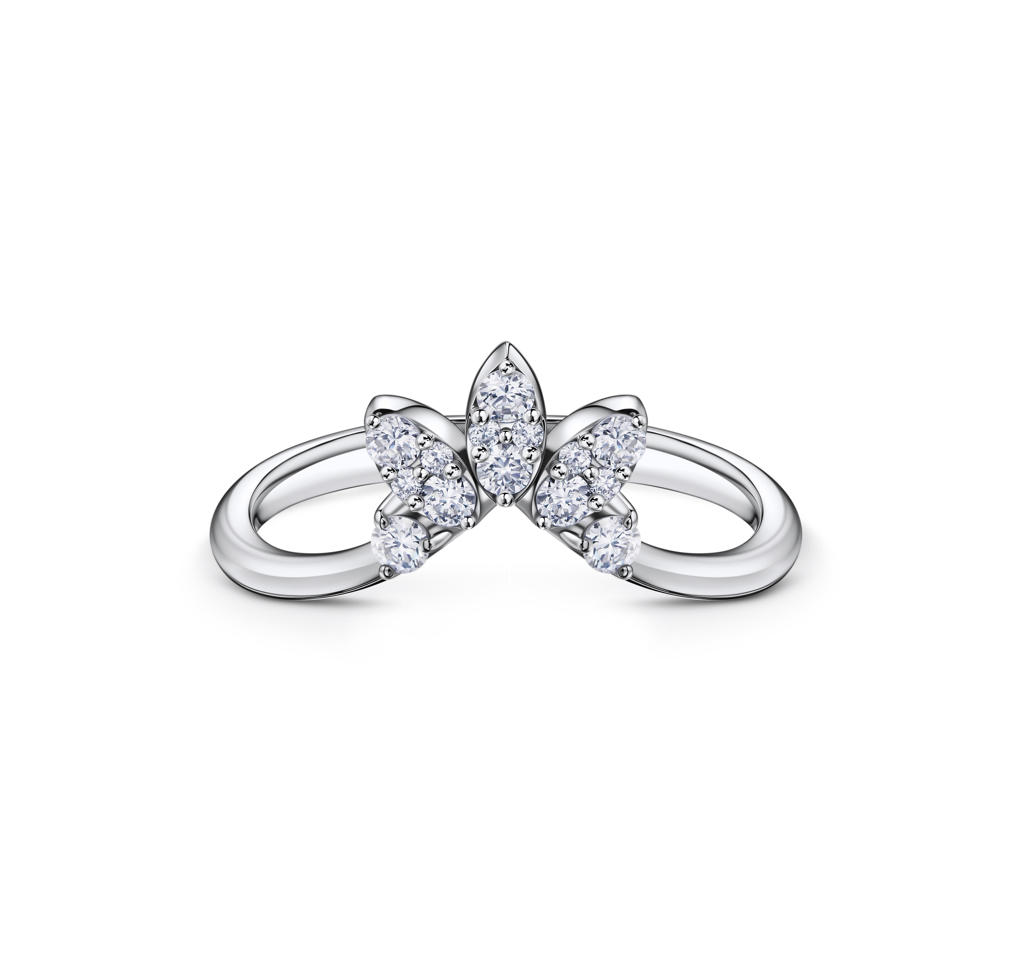 кольцо с lab-grown бриллиантами 0,25 ct.