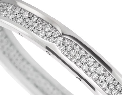браслет bulgari  b.zero1 с бриллиантами 3.79 ct.