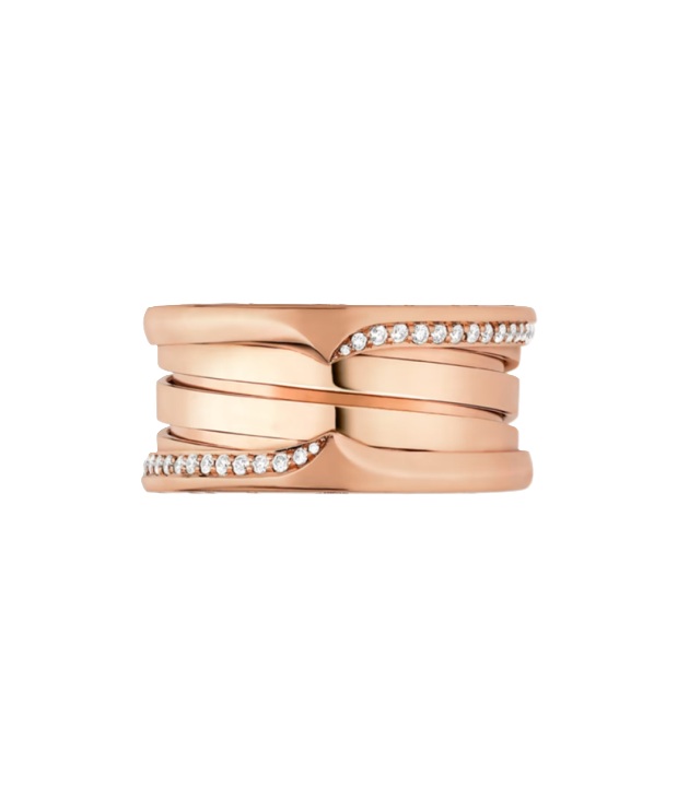 кольцо bvlgari b.zero1 с бриллиантами 0,5 ct