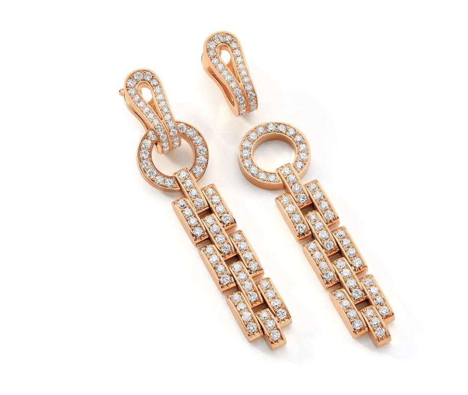серьги-трансформеры agrafe de cartier с бриллиантами 2,757ct