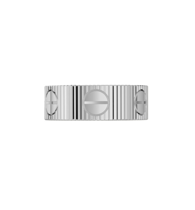 кольцо cartier love unliimited из белого золота