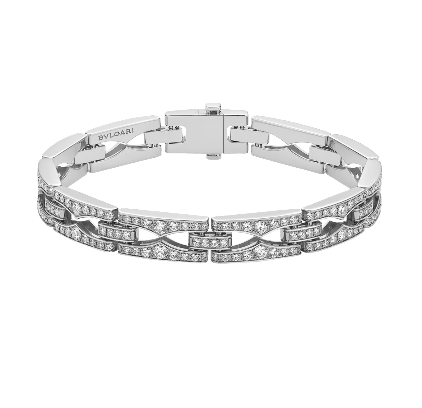 браслет bulgari  b.zero1 с бриллиантами 3.3 ct.