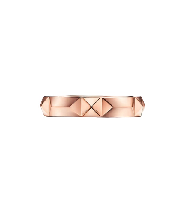 кольцо tiffany true из розового золота