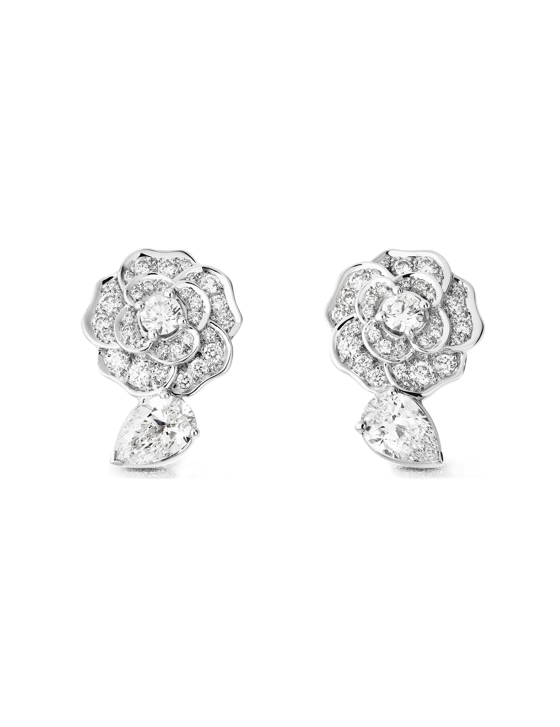 серьги camelia precieux с бриллиантами 0,95 ct.