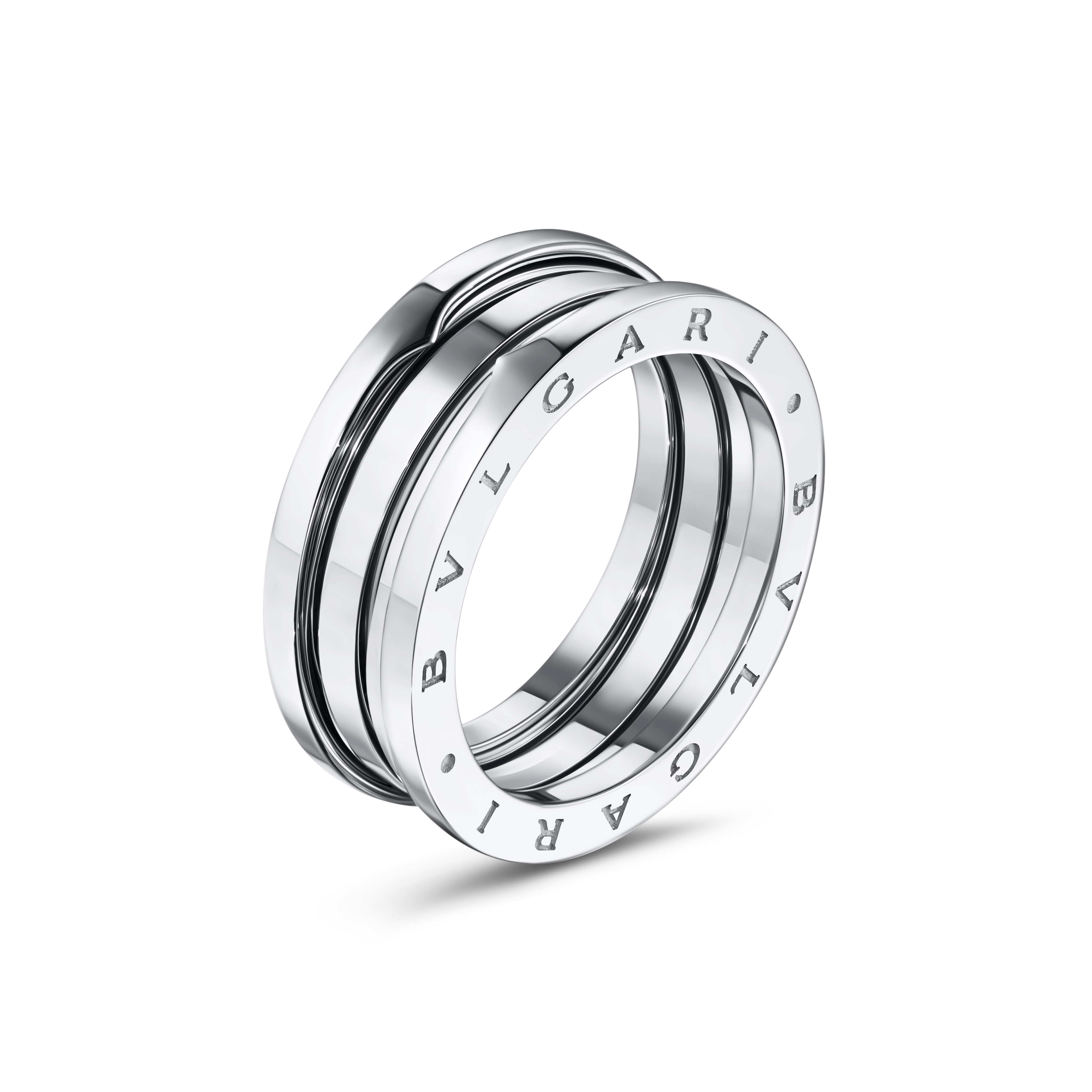 кольцо bvlgari b.zero1 из белого золота 750 пробы