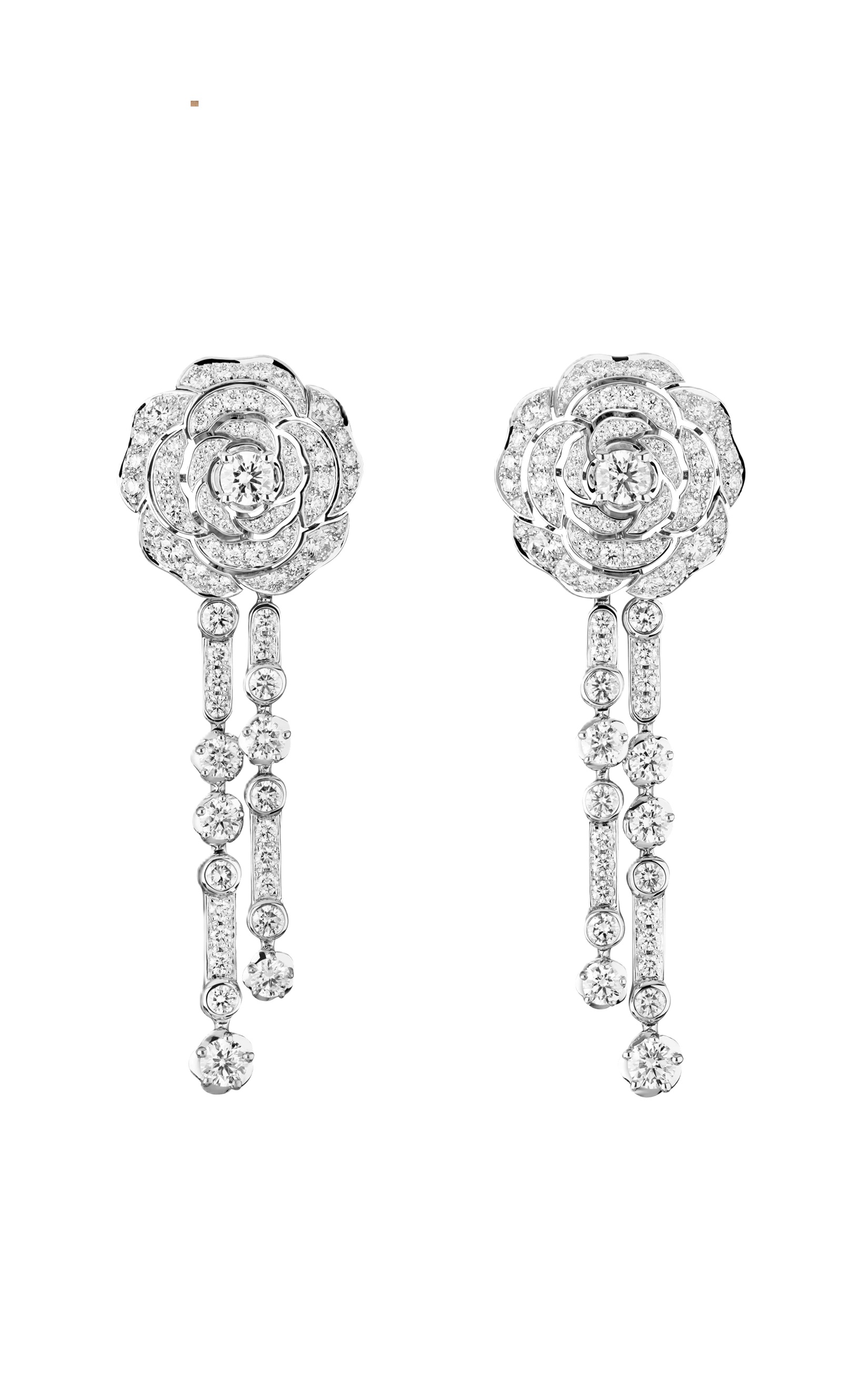 серьги chanel diamant evanescent с бриллиантами 4.41 ct.