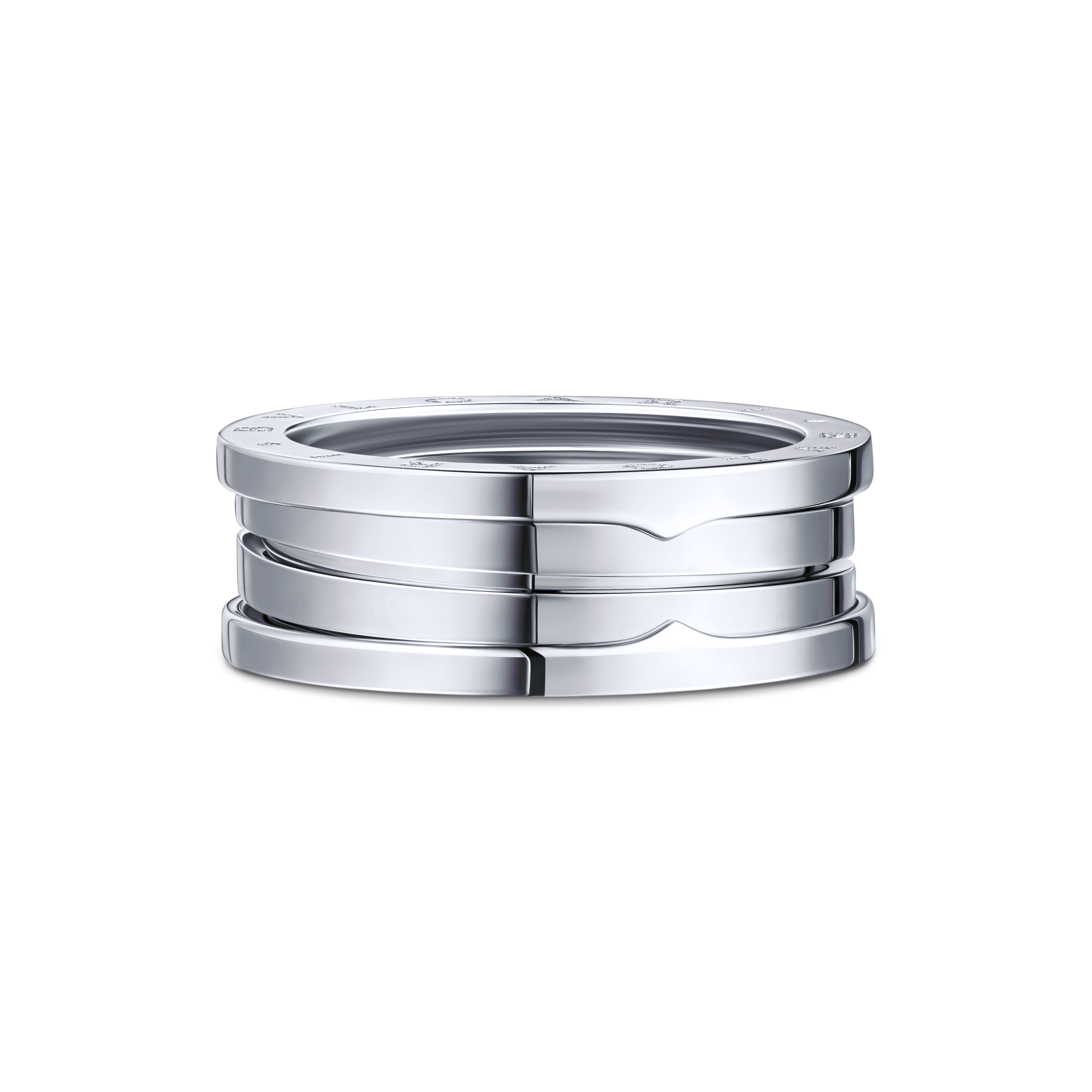 кольцо bvlgari b.zero1 из белого золота 750 пробы