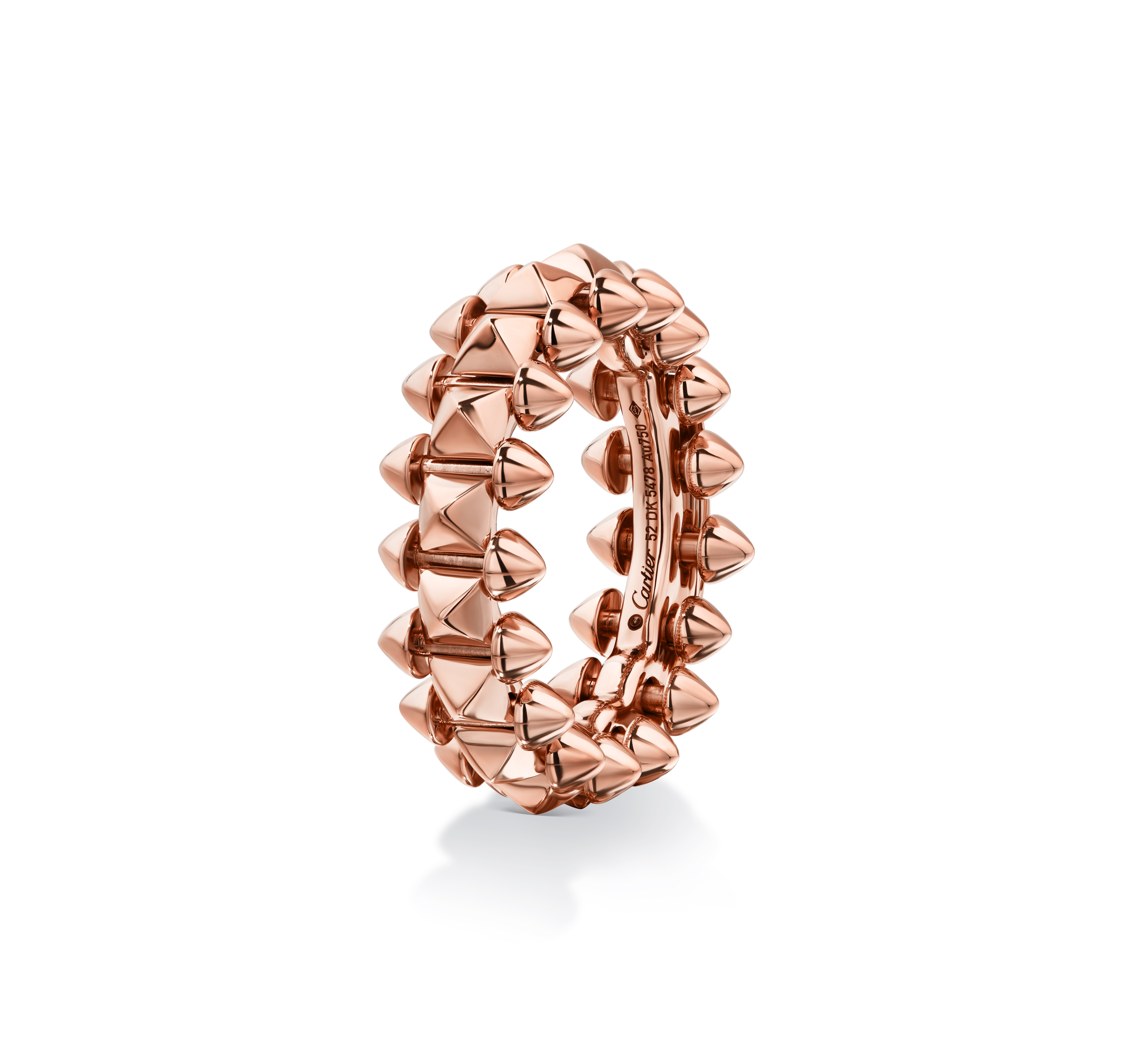 кольцо clash de cartier в розовом золоте