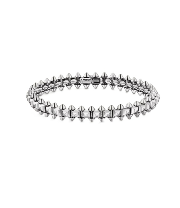 браслет гибкий clash de cartier из белого золота