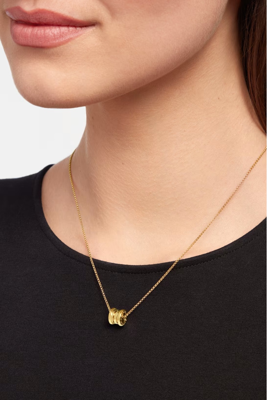 колье bvlgari b.zero1 желтое золото
