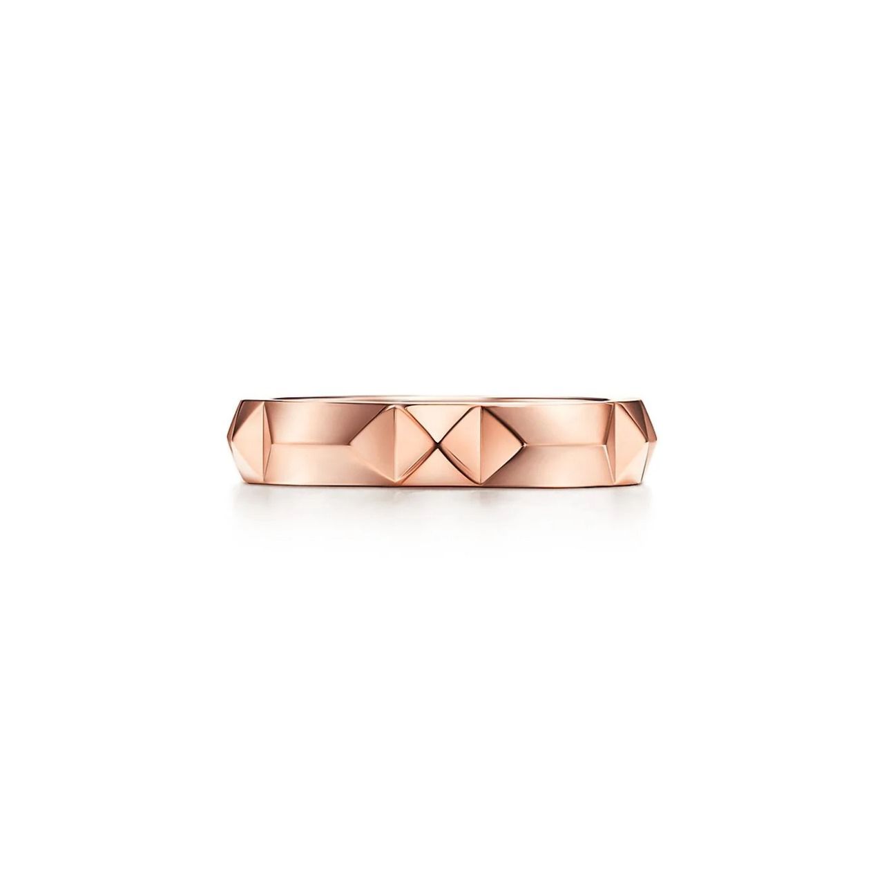 кольцо tiffany из розового золота