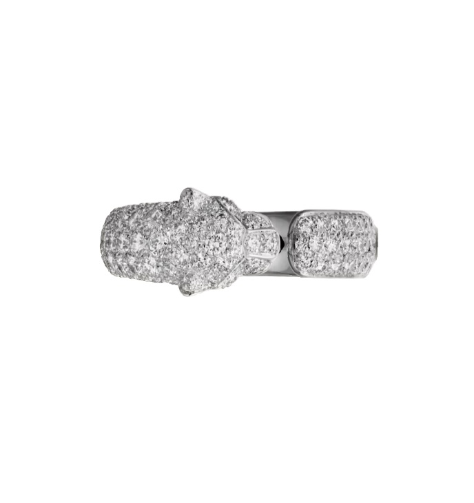 кольцо panthere de cartier малая модель с бриллиантами