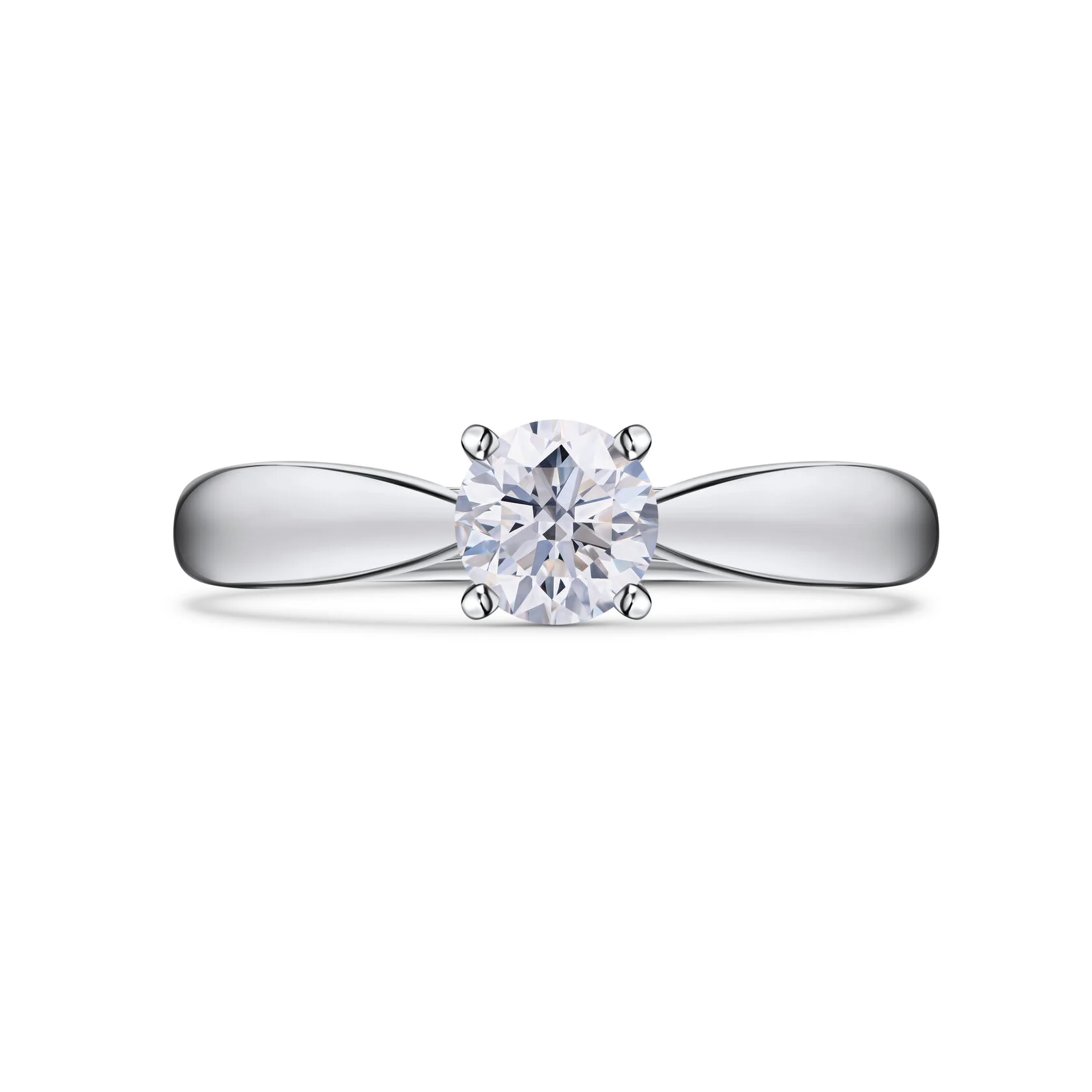 кольцо с лабораторным бриллиантом 0,73 ct