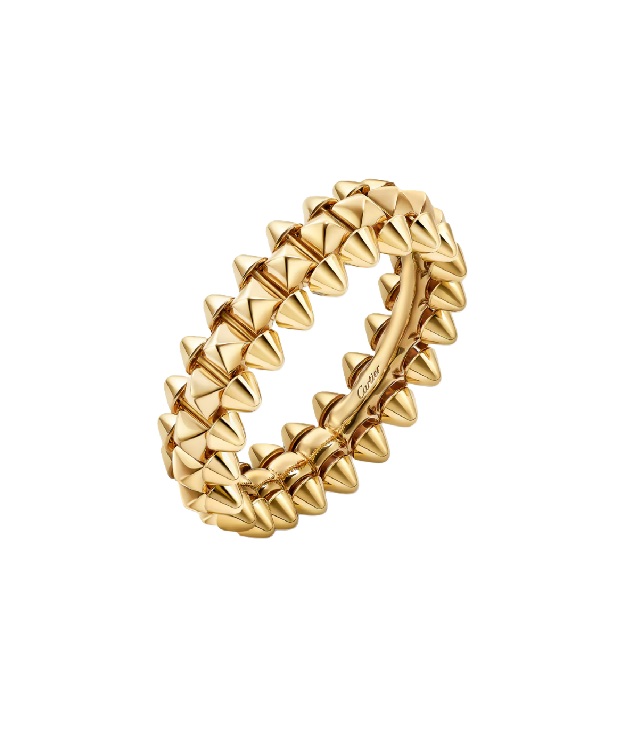 кольцо clash de cartier желтое золото