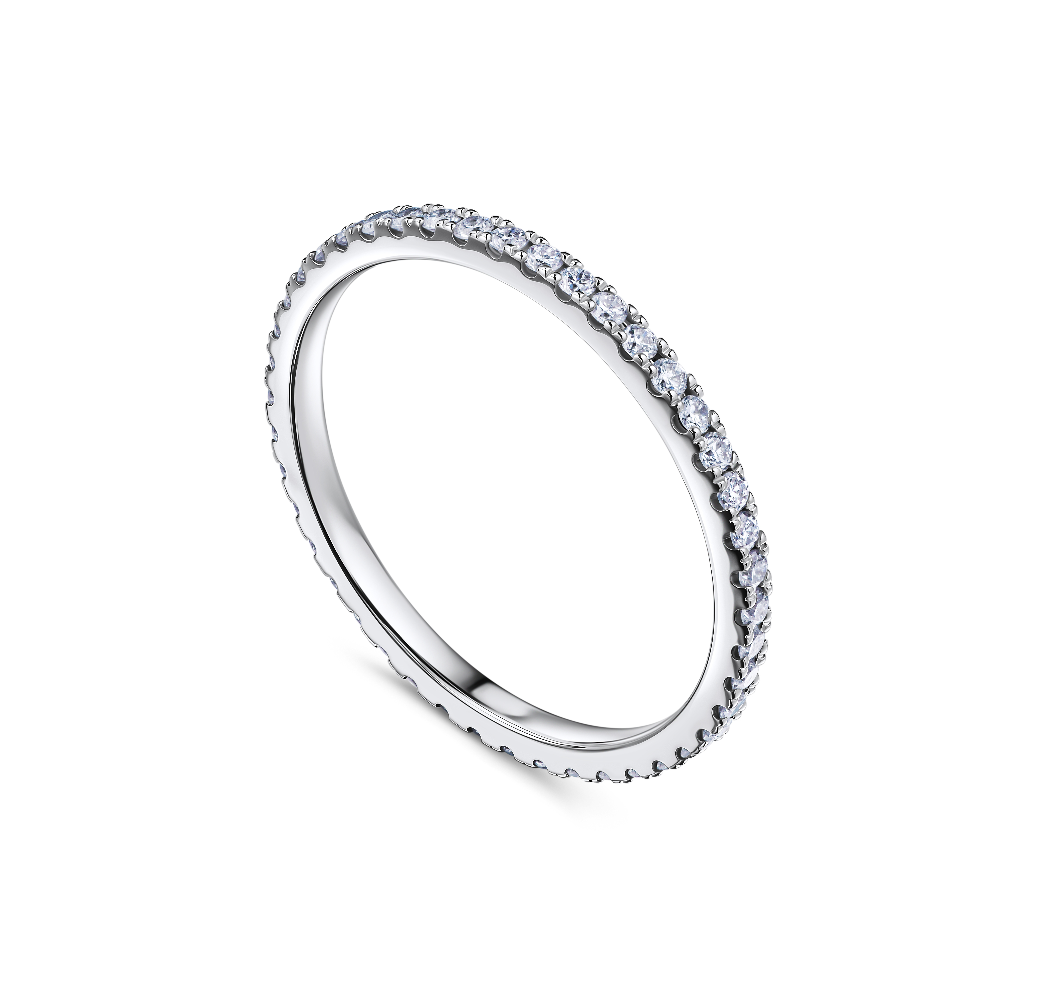 кольцо-дорожка с lab-grown бриллиантами 0,41 ct.