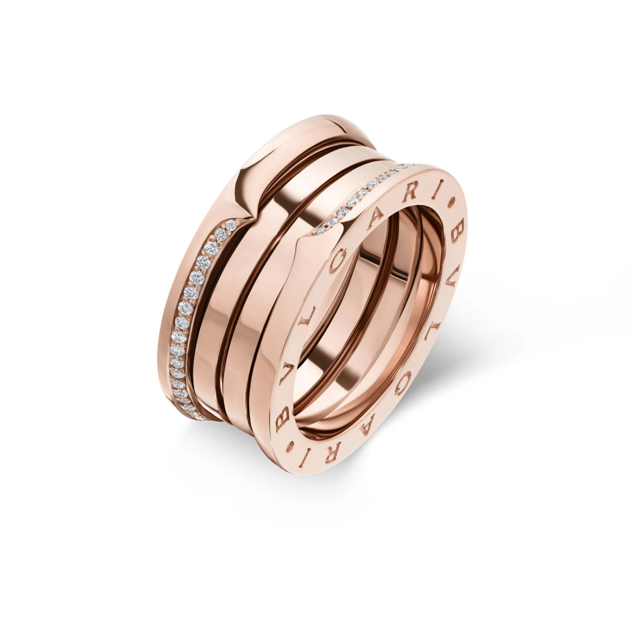 кольцо bvlgari b.zero1 с бриллиантами 0,5 ct