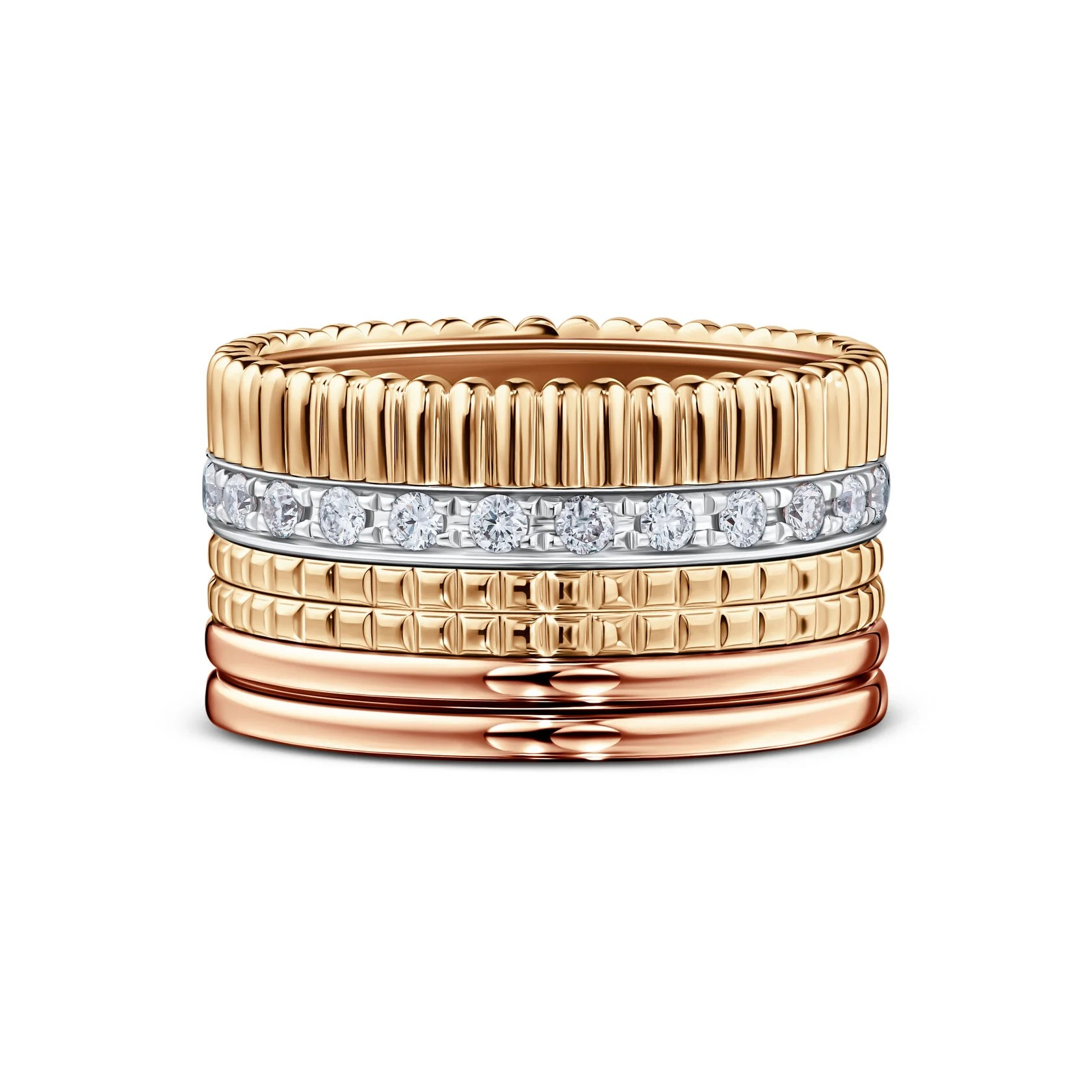 кольцо boucheron quatre с бриллиантами