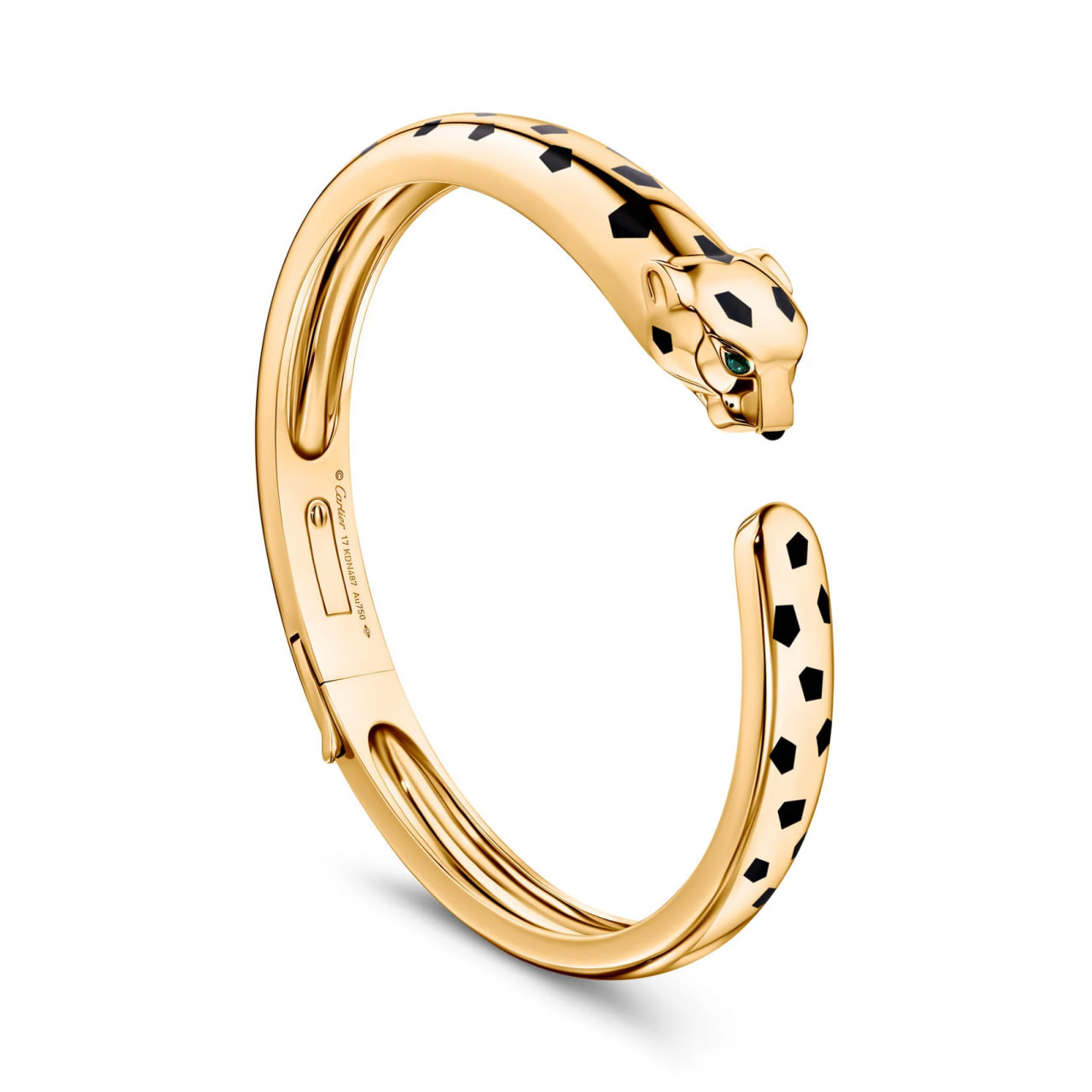 браслет panthere de cartier с изумрудами 0,054 ct