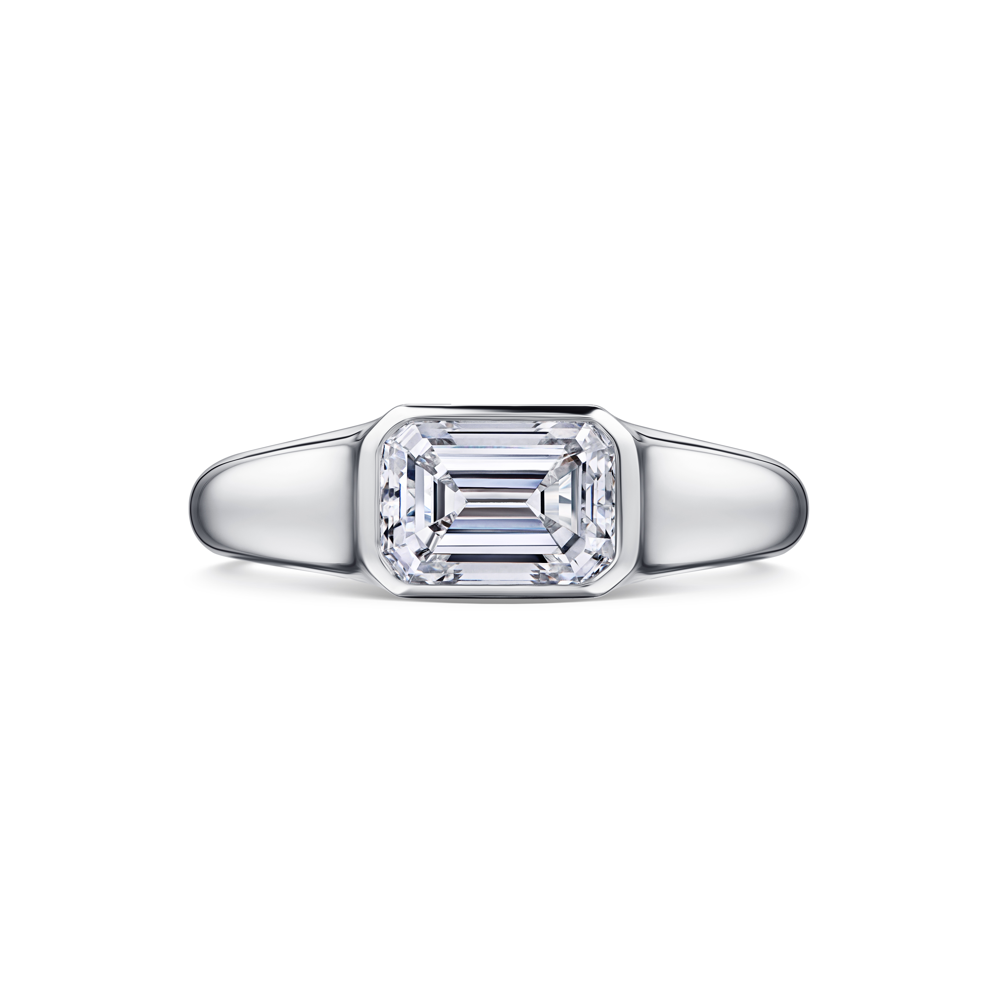 кольцо с выращенным бриллиантом 1,51 ct.