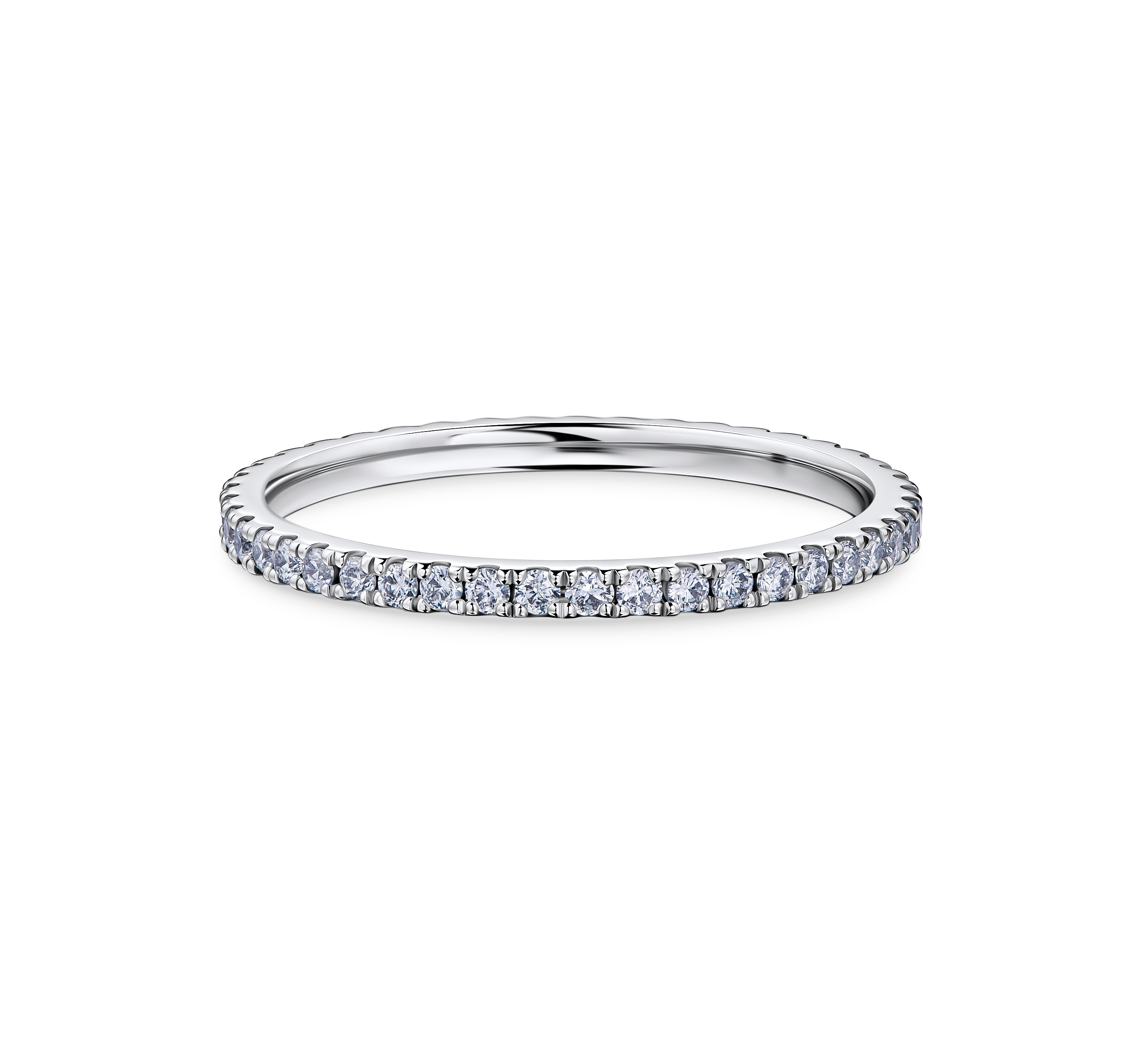 кольцо-дорожка с lab-grown бриллиантами 0,41 ct.