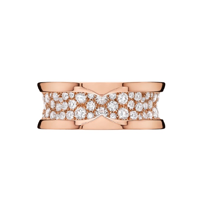 кольцо bvlgari b.zero1 с бриллиантами
