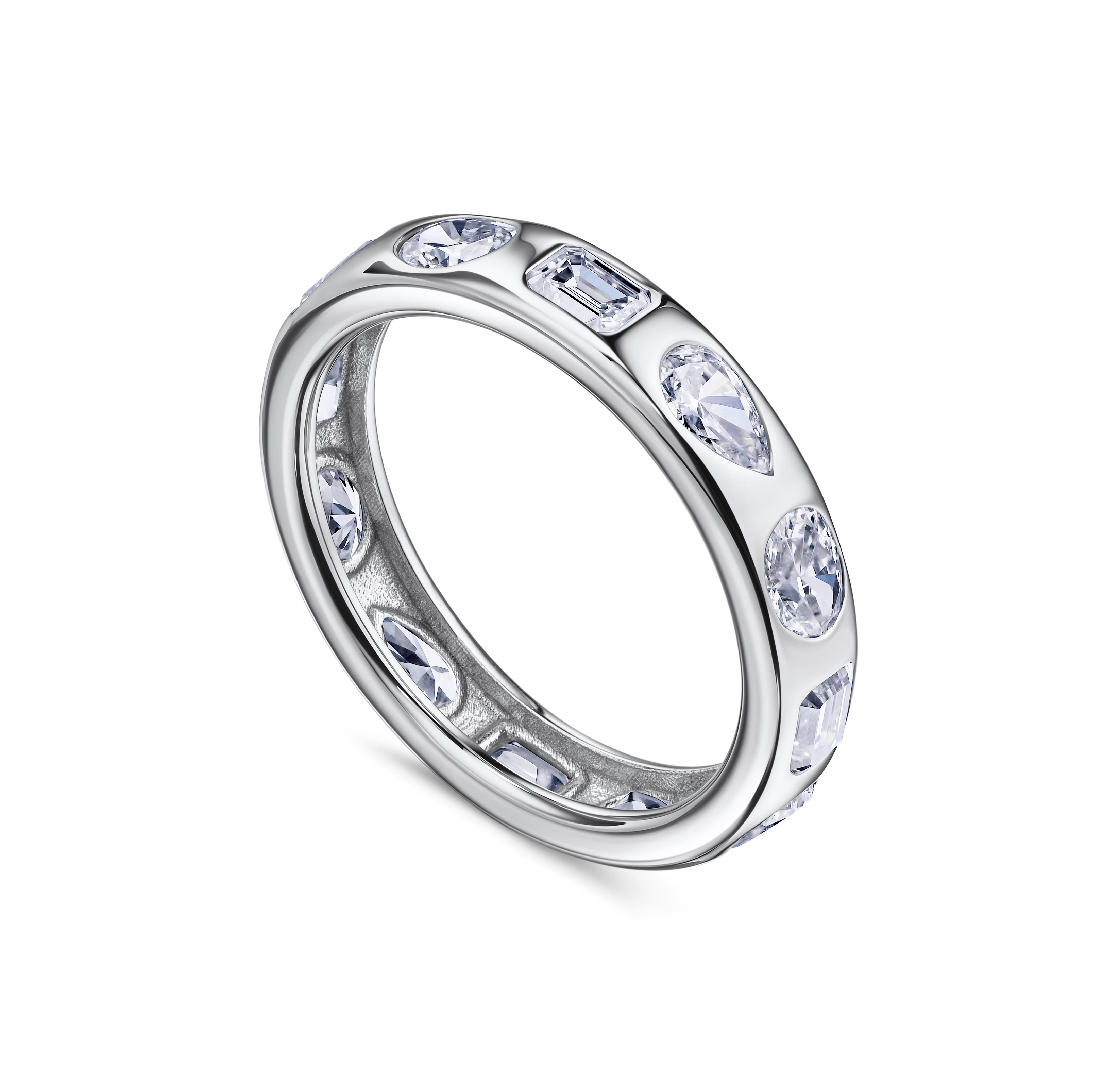 кольцо с lab-grown бриллианатми 2,16 ct.