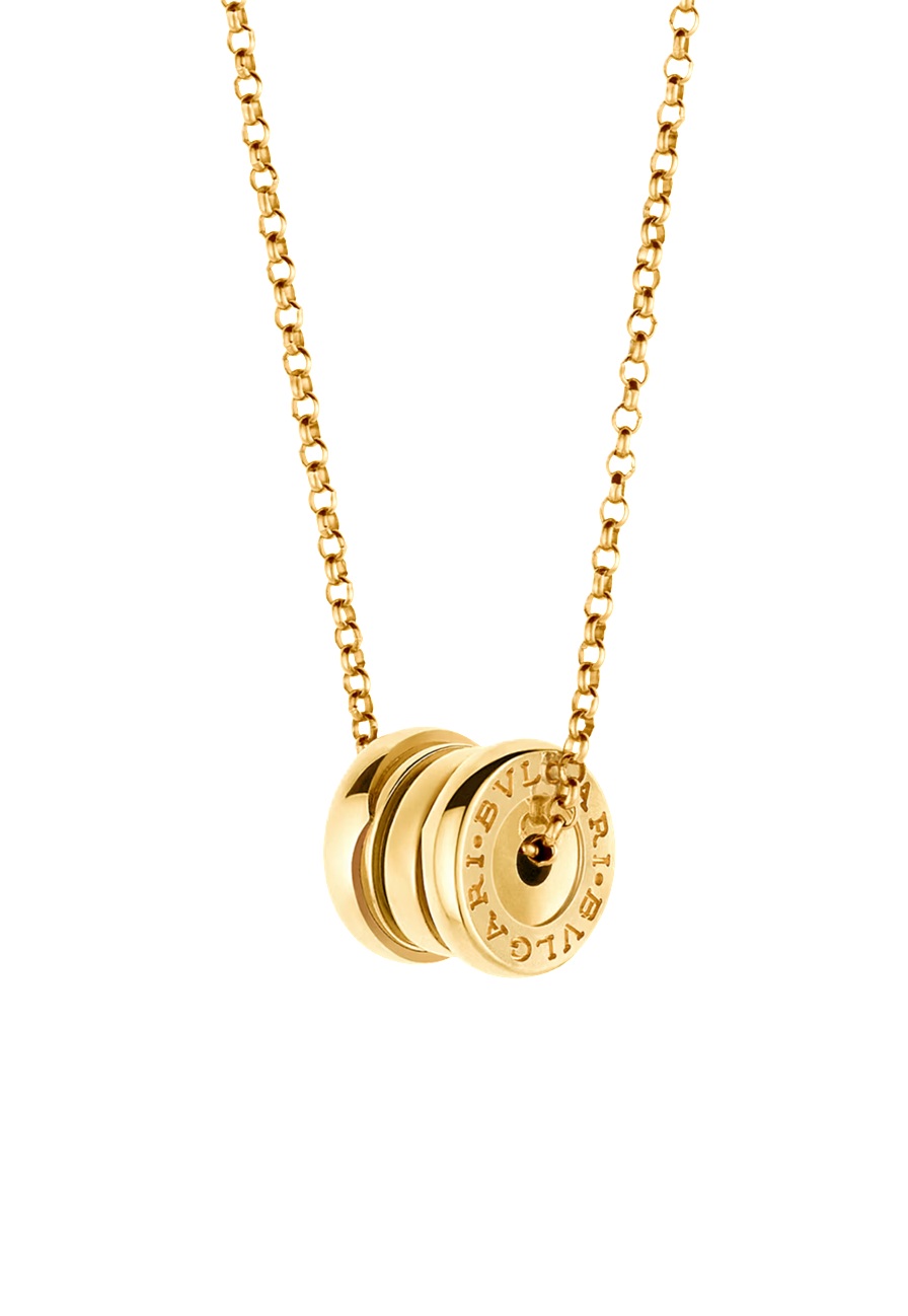 колье bvlgari b.zero1 желтое золото