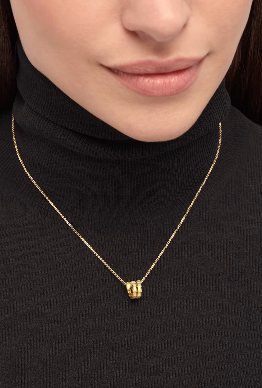 колье bvlgari serpenti viper желтое золото