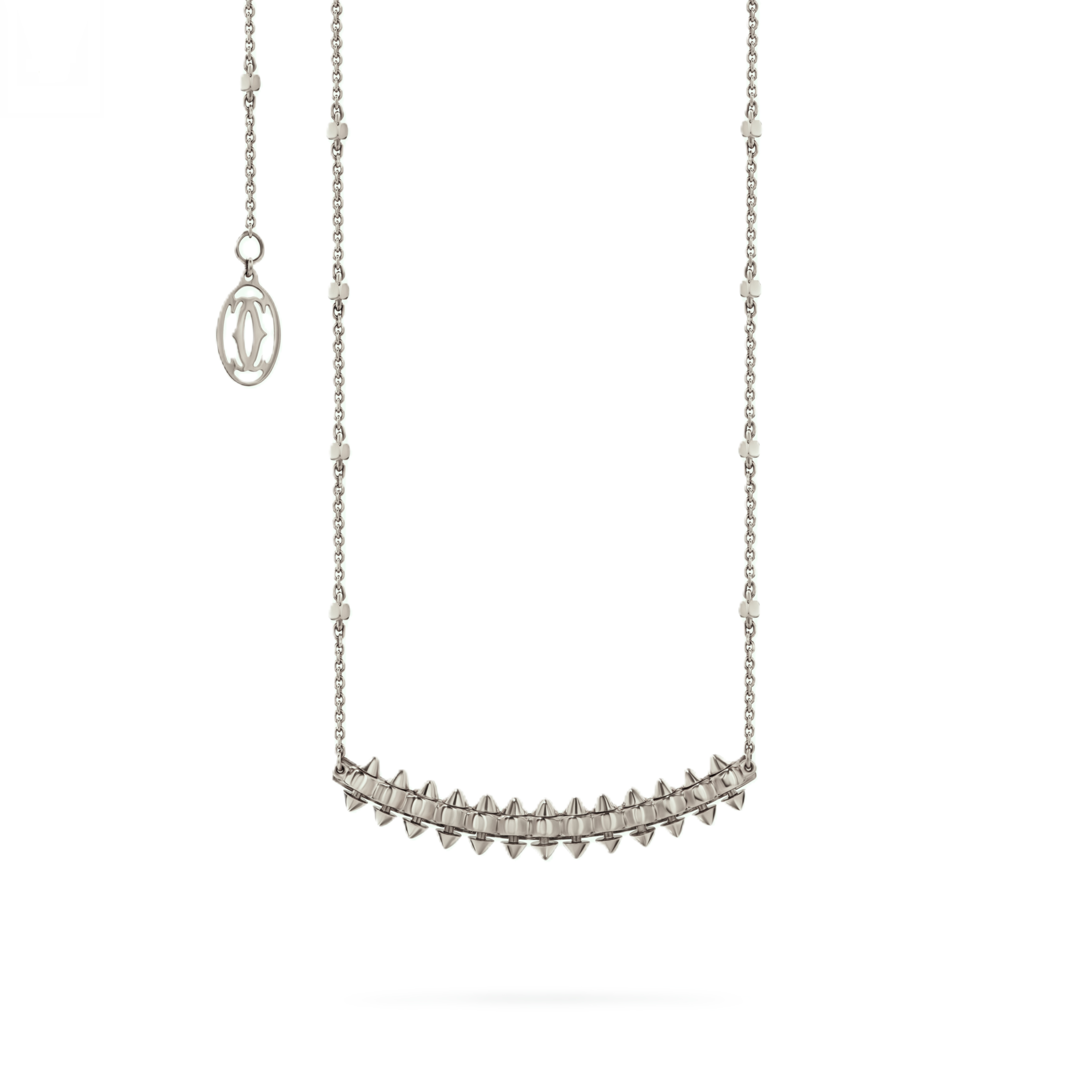 колье clash de cartier из белого золота