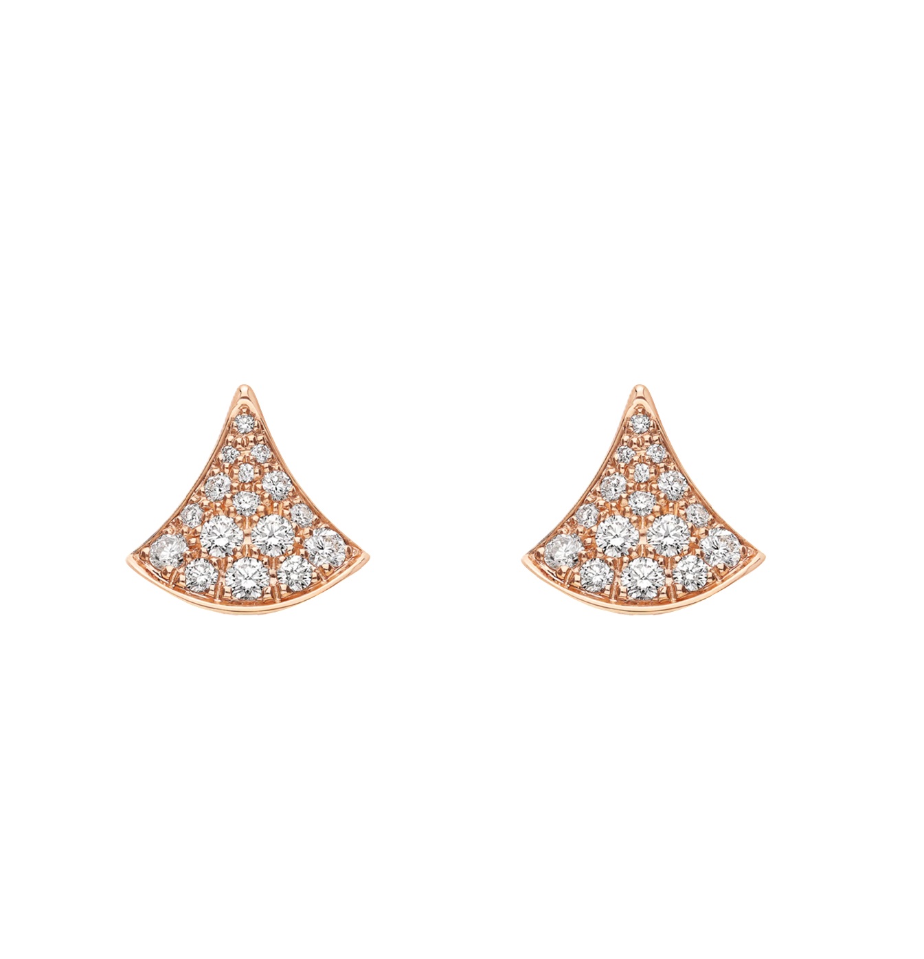 серьги bvlgari divas dream с бриллиантами 0.47 ct.