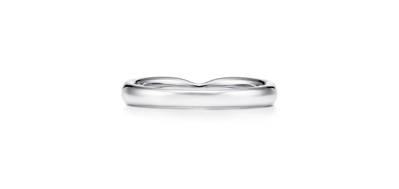 кольцо tiffany из белого золота