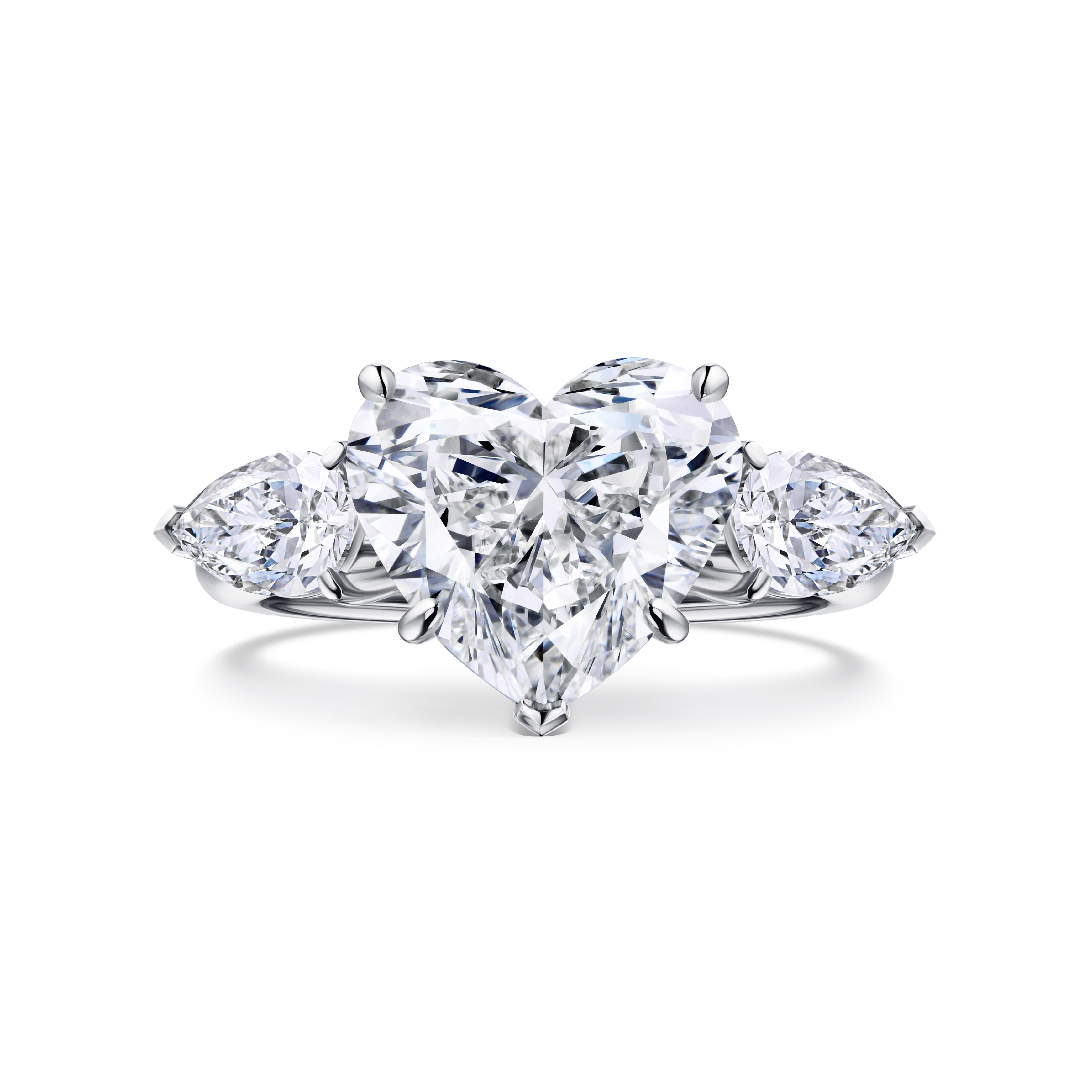 кольцо с лабораторными бриллиантами 7,44 ct
