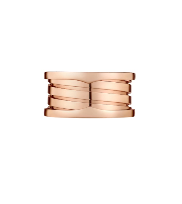 кольцо bulgari b.zero1 в розовом золоте