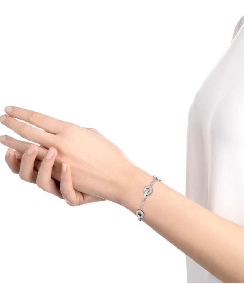 браслет bvlgari bvlgari с бриллиантами 0.53 ct.