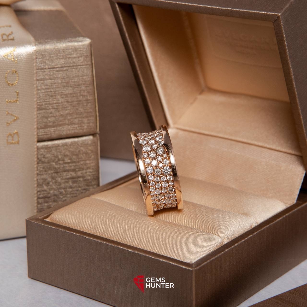 кольцо bvlgari b.zero1 с бриллиантами