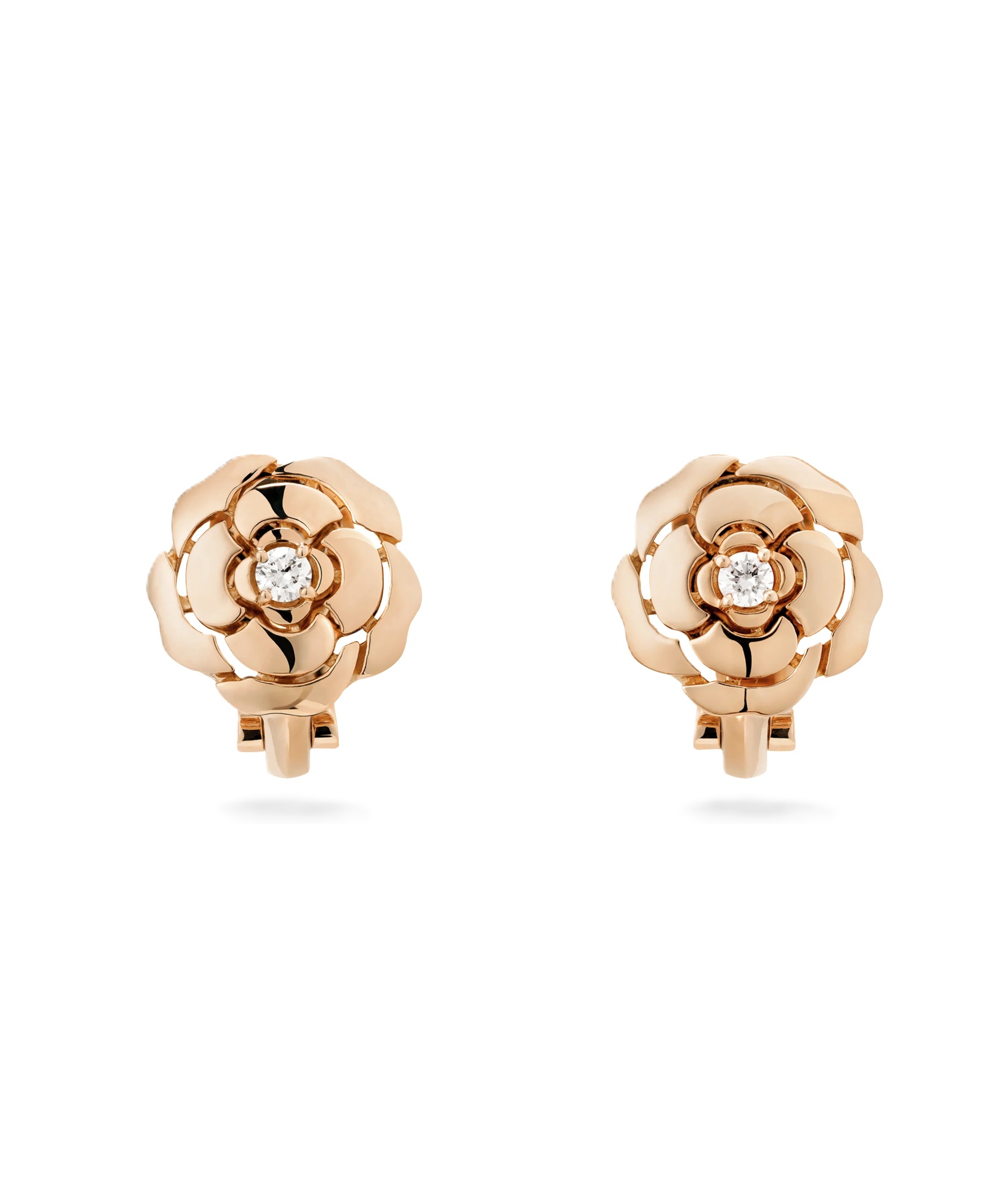 серьги chanel extrait de camelia