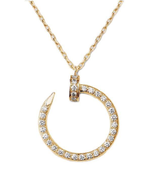 колье cartier juste un clou из желтого золота