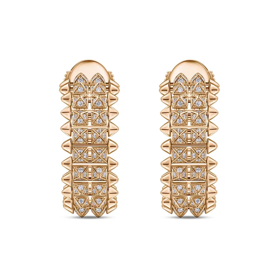 серьги clash de cartier из розового золота с бриллиантами